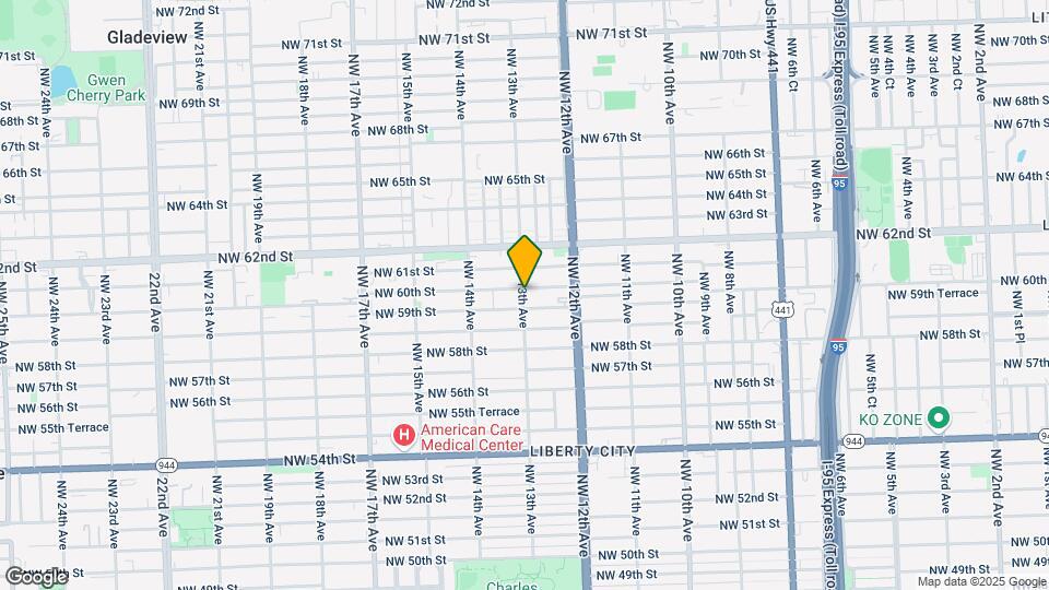 1298 NW 60th St Map and Location Details
