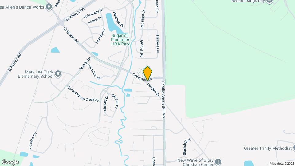 156 Douglas Dr Map and Location Details