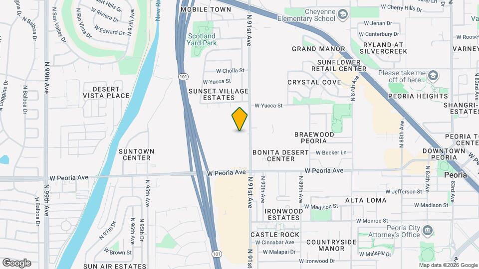 10810 N 91st Ave Map and Location Details