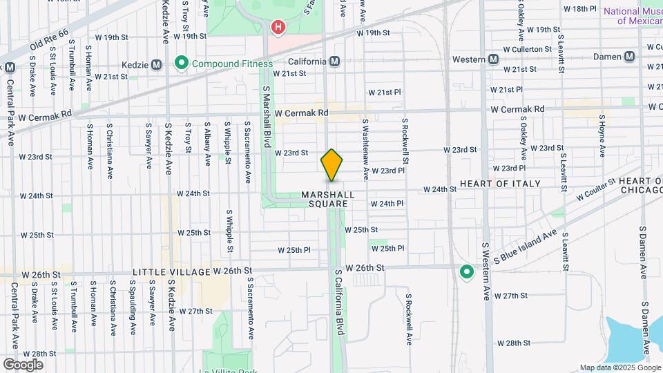 2756 W 24th St Map and Location Details