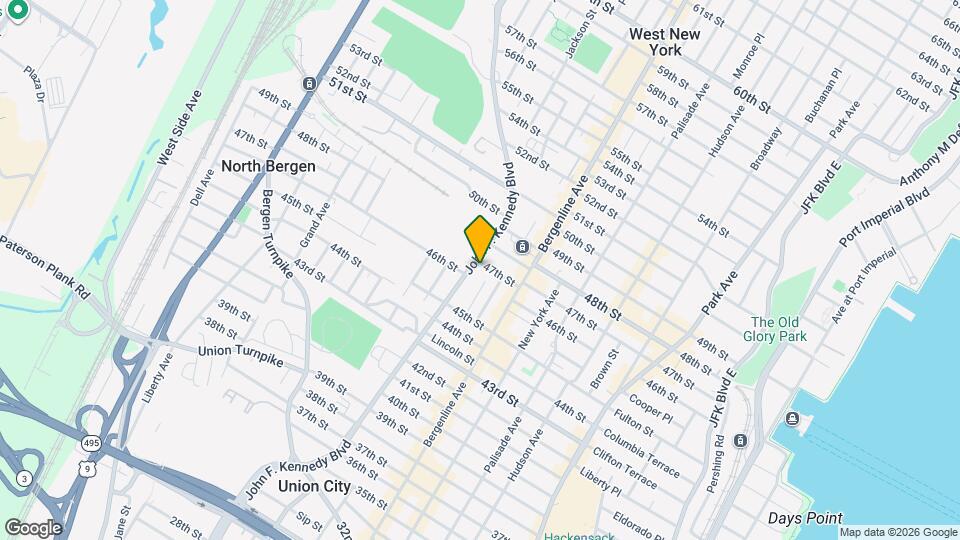JFK Residences Map and Location Details