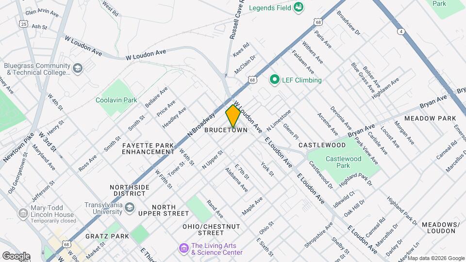 752 Florida St Map and Location Details