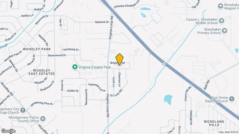 4033 Edge Hill Ln Map and Location Details