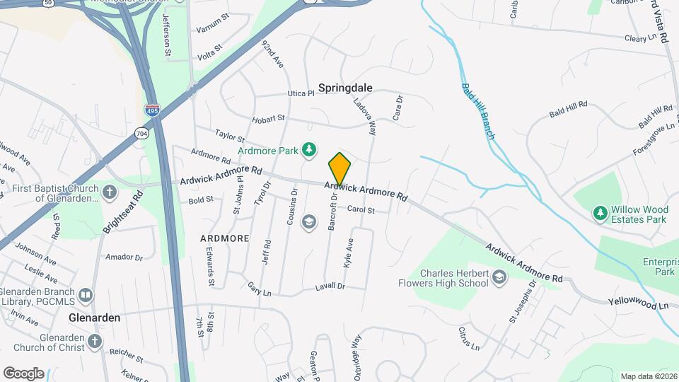 3313 Barcroft Dr Mapa y Detalles de la Ubicación