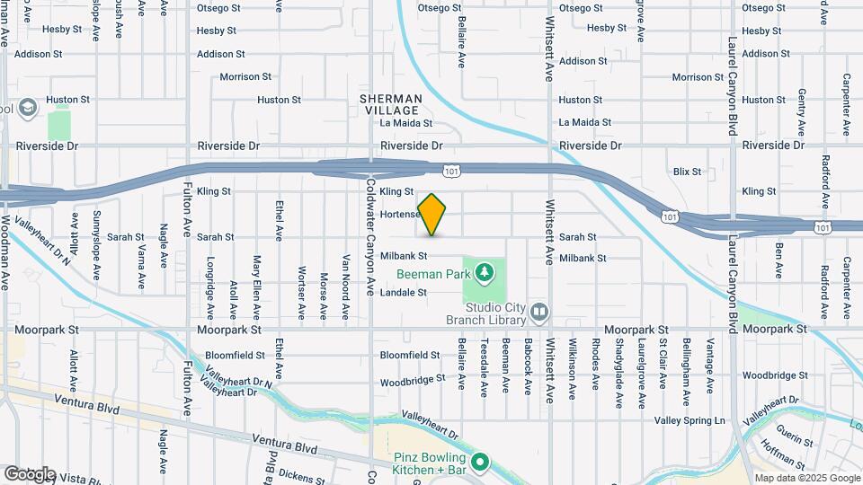 12744 Sarah St Map and Location Details