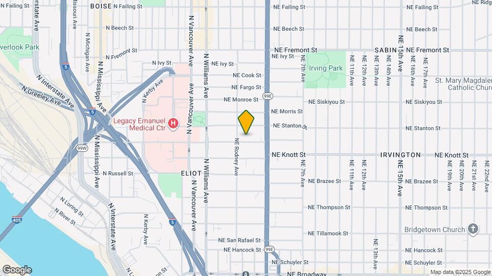 133 NE Graham St Map and Location Details