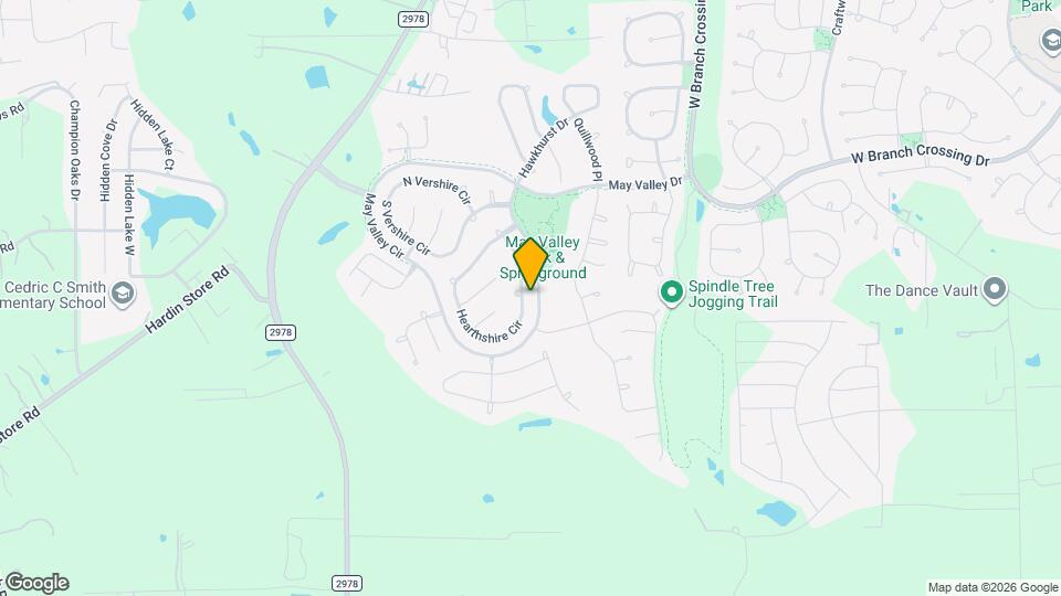 198 Hearthshire Cir Map and Location Details