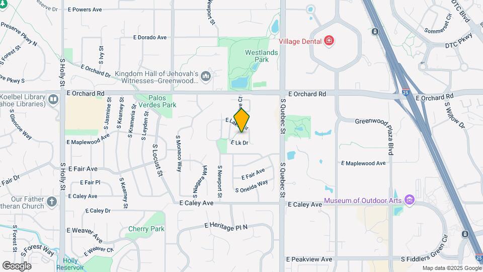 6040 S Olive Ct Map and Location Details