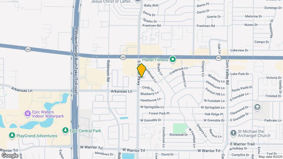 726 Cranbrook Ln Mapa y Detalles de la Ubicación