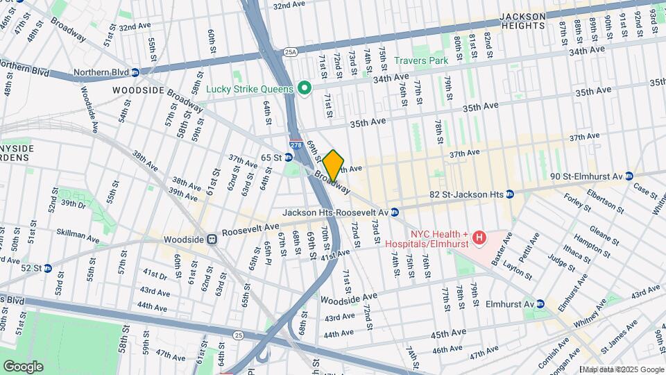 70-36 Broadway Map and Location Details