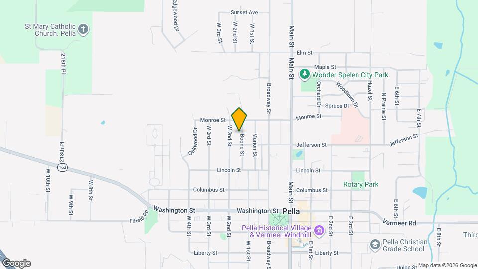 1209 Boone St Map and Location Details