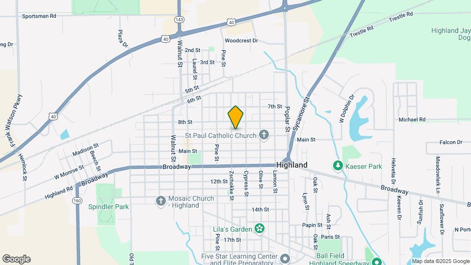 1205 9th St Map and Location Details