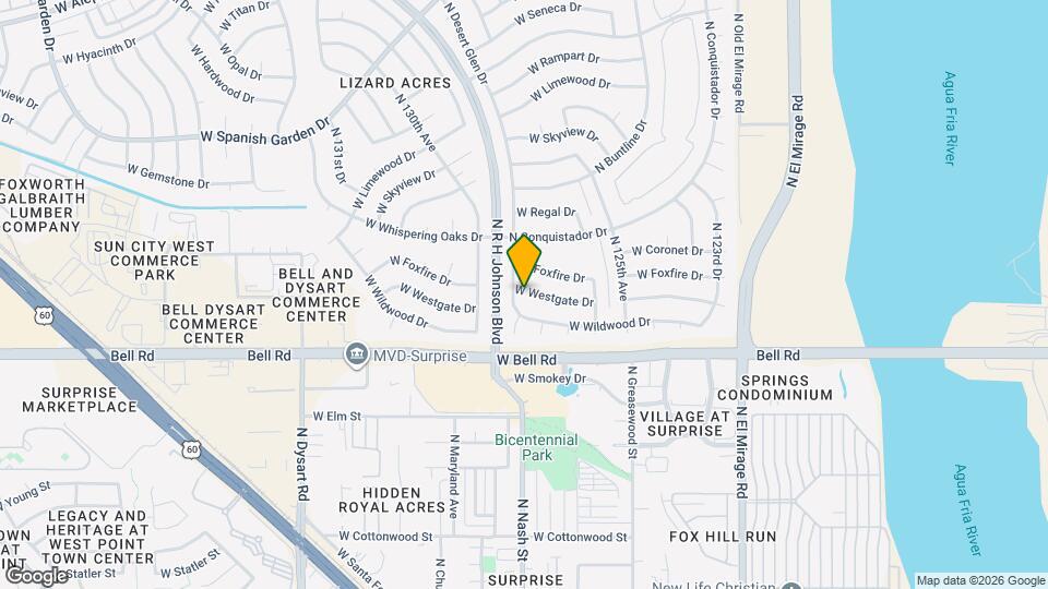 17211 N Desert Glen Dr Map and Location Details