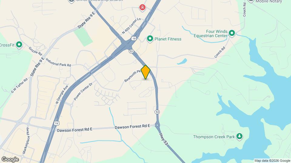 78 Hughes Pl Dr Map and Location Details