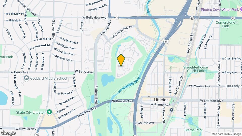 2860 W Riverwalk Cir Map and Location Details