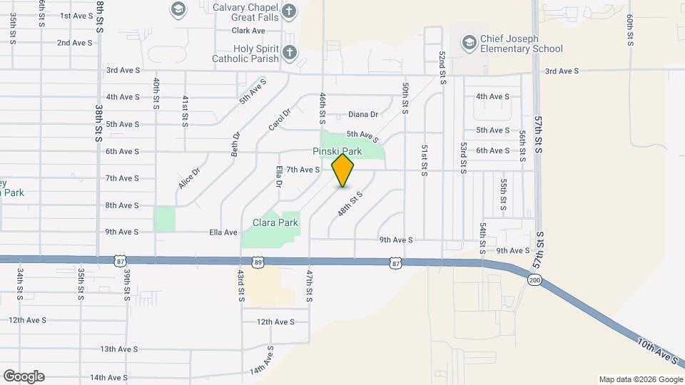 719 47th St S Map and Location Details
