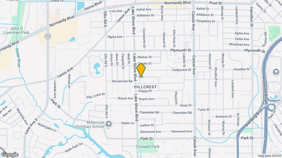 5366 Baycrest Rd Map and Location Details