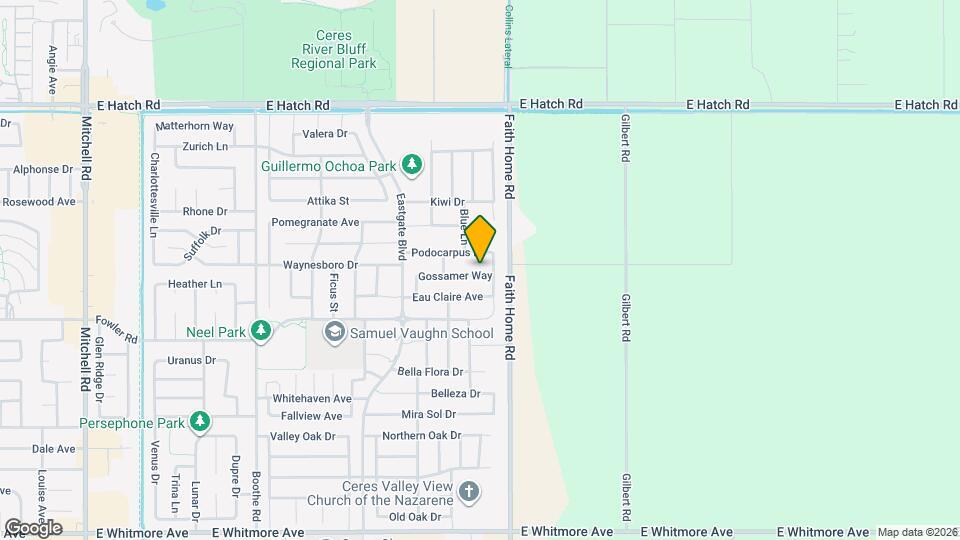 3929 Gossamer Way Map and Location Details