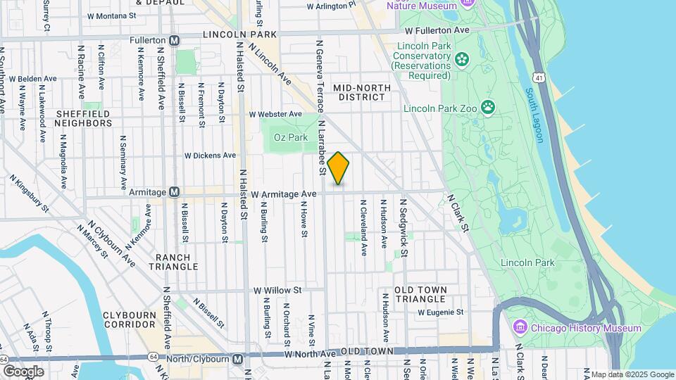 530-540 W Armitage Ave Map and Location Details