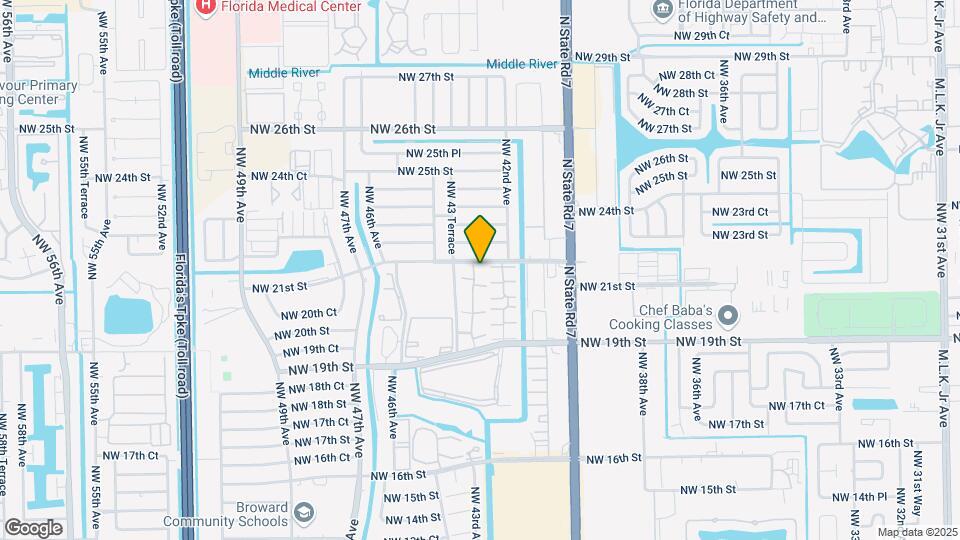2082 NW 43 Terrace Map and Location Details