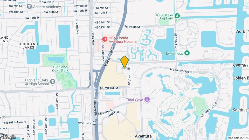 Aventura Parksquare Residences Map and Location Details