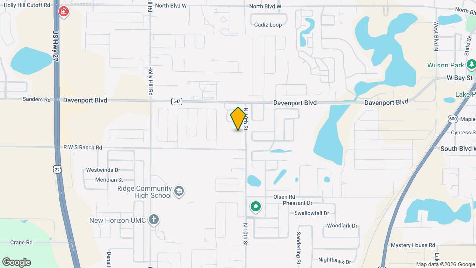 207 N 10th St, Unit 207 N 10th St, Davenport, FL 33837 Mapa y Detalles de la Ubicación