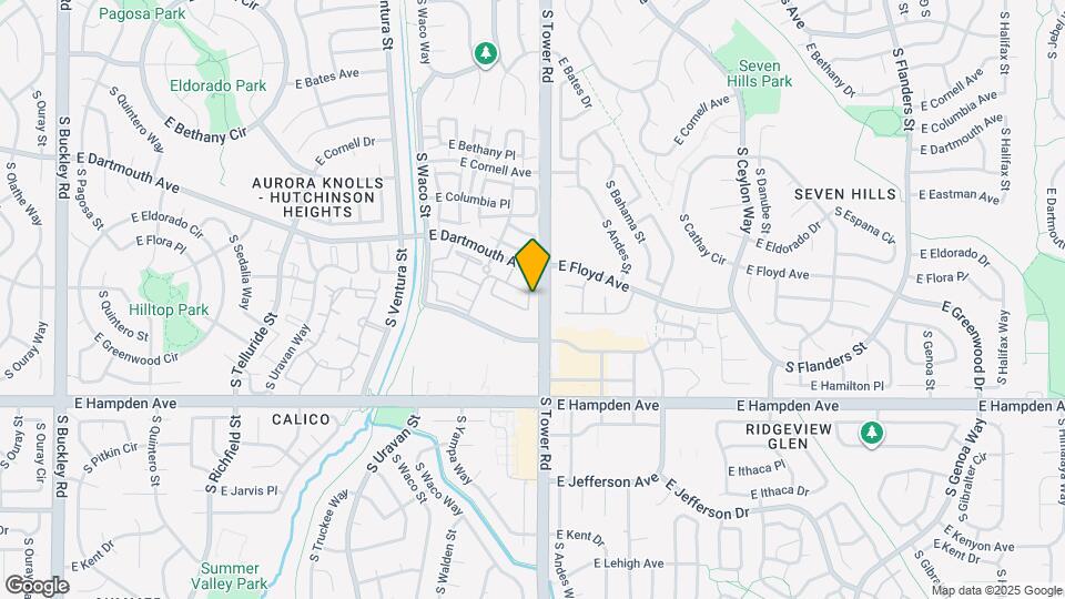 3258 S Zeno Ct Mapa y Detalles de la Ubicación