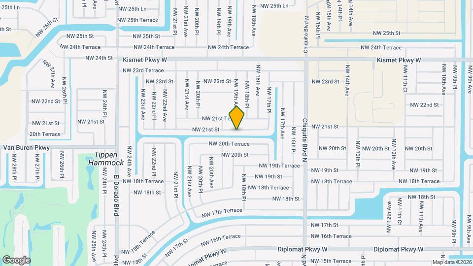 1828 NW 21st St Map and Location Details