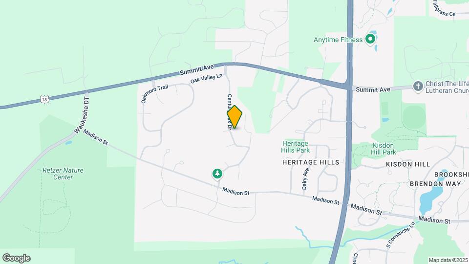 407 Century Oak Dr Map and Location Details