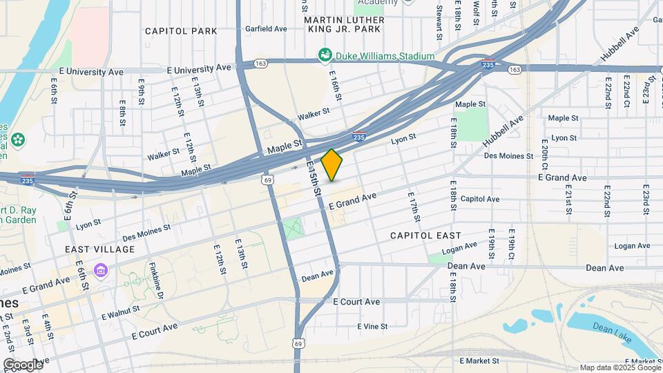 1513 Des Moines St Map and Location Details