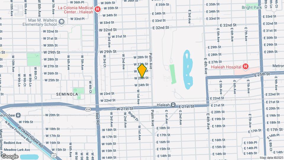 70 W 25th St Map and Location Details