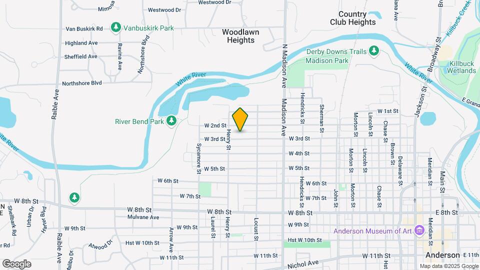 1308 W 3rd St Mapa y Detalles de la Ubicación