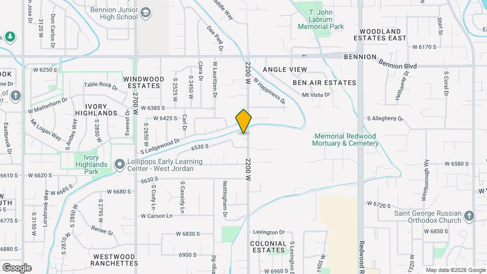 6478 2200 W, Unit Unit 2 Map and Location Details