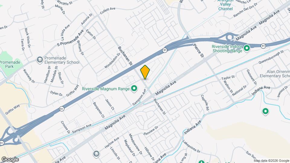 3883 Buchanan St Map and Location Details