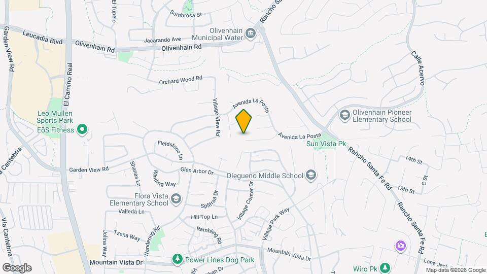 1808 Avenida Mimosa Map and Location Details