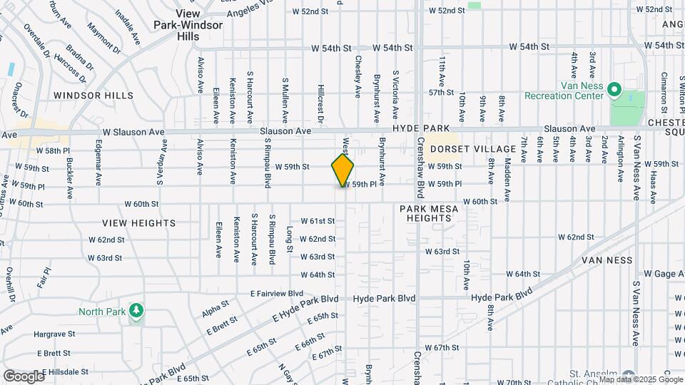 5959 West Blvd Map and Location Details