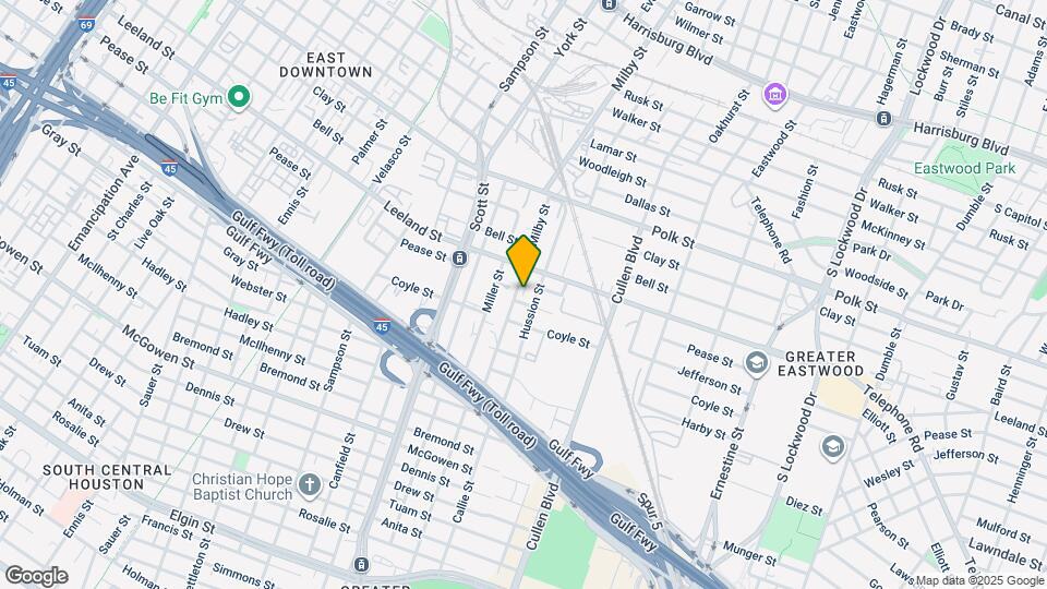 1613 Milby St Map and Location Details