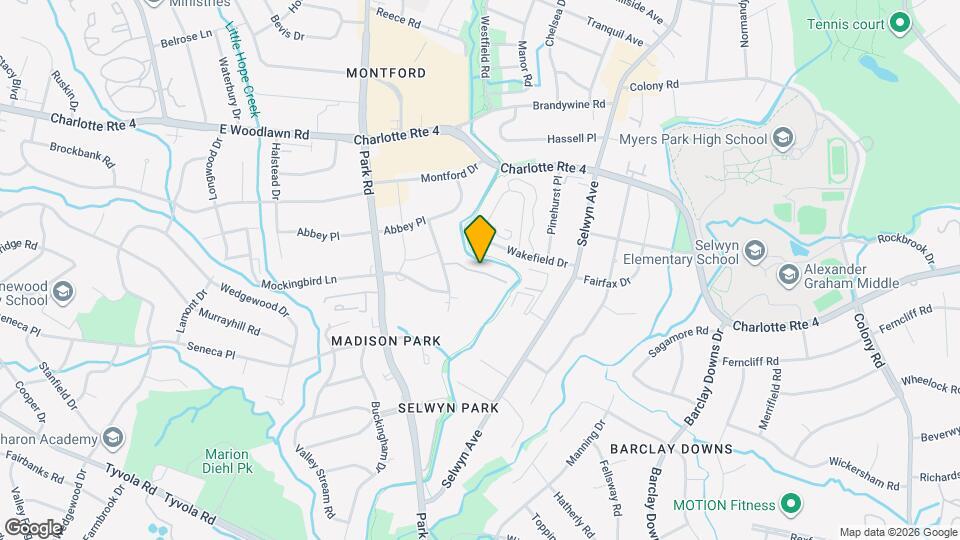 4605 Hedgemore Dr Mapa y Detalles de la Ubicación