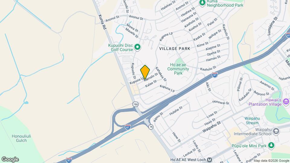 94-693 Kamalo St Map and Location Details