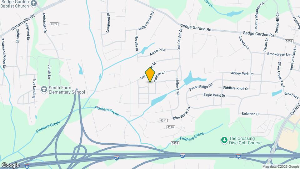 1825 Pope Hill Ct Map and Location Details