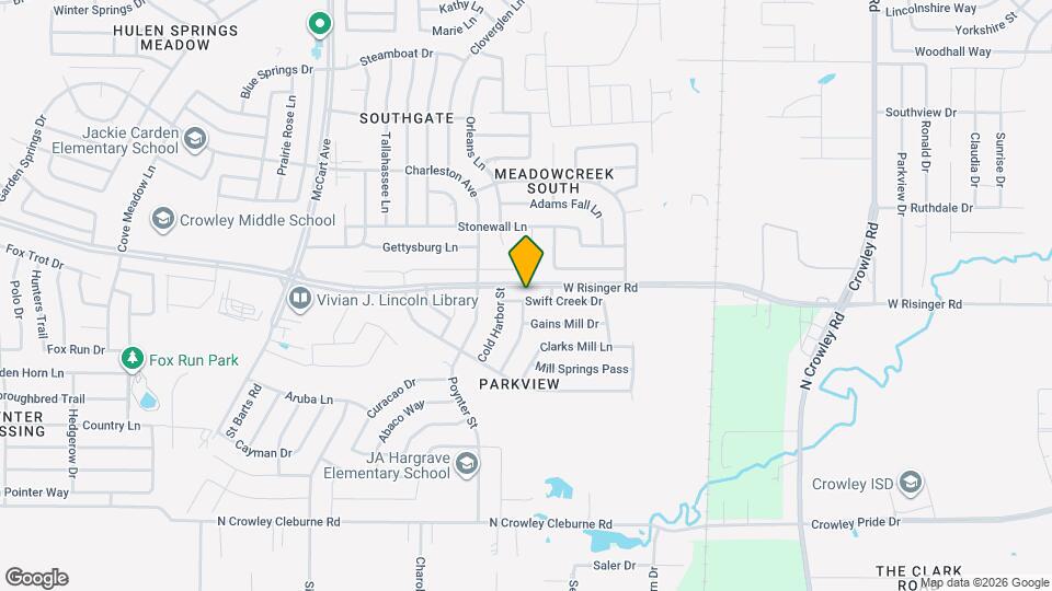 2724 Swift Creek Dr Map and Location Details