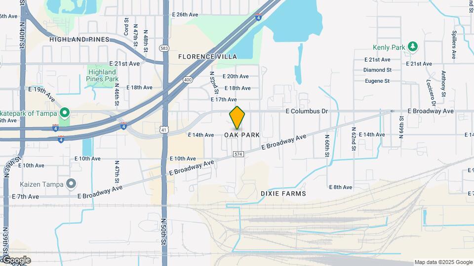 5322 E 14th Ave Map and Location Details