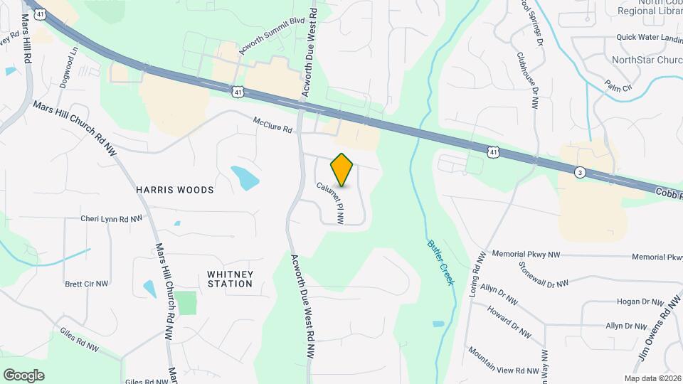 3138 Calumet Pl NW Map and Location Details