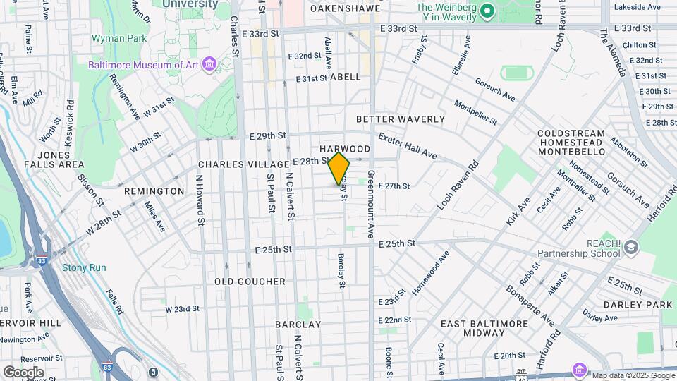 341 E 27th St Map and Location Details