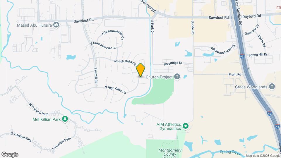 70 Timberspire Ln Map and Location Details