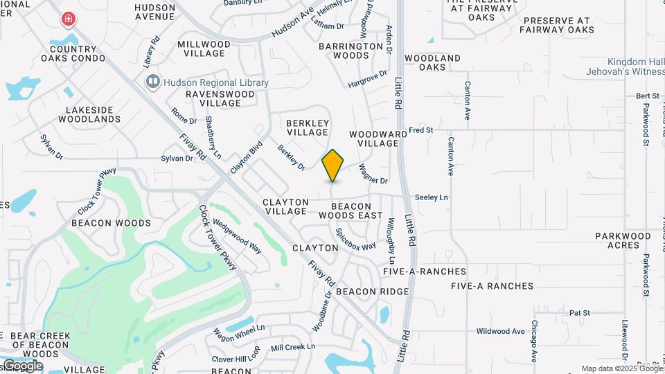 13014 Woodward Dr Map and Location Details