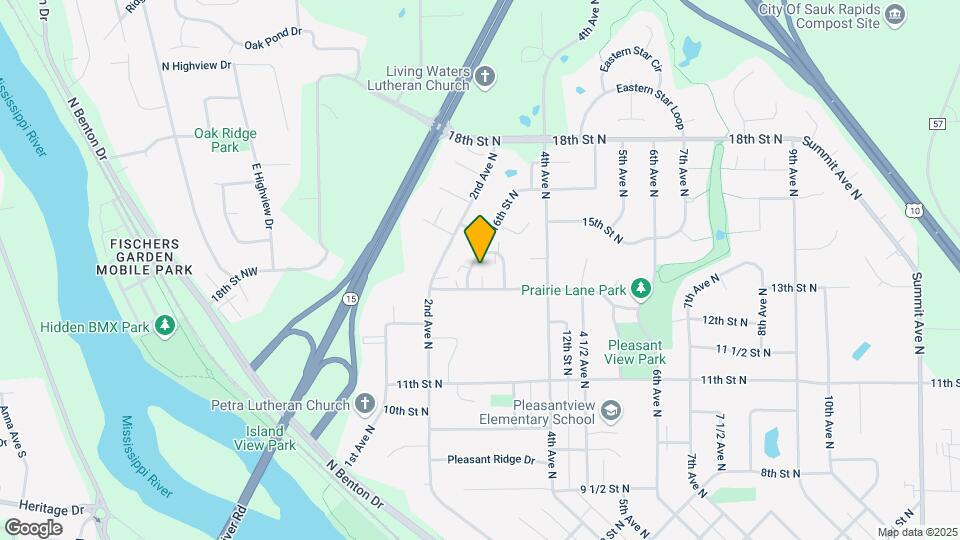 1317 13th Street Cir Map and Location Details