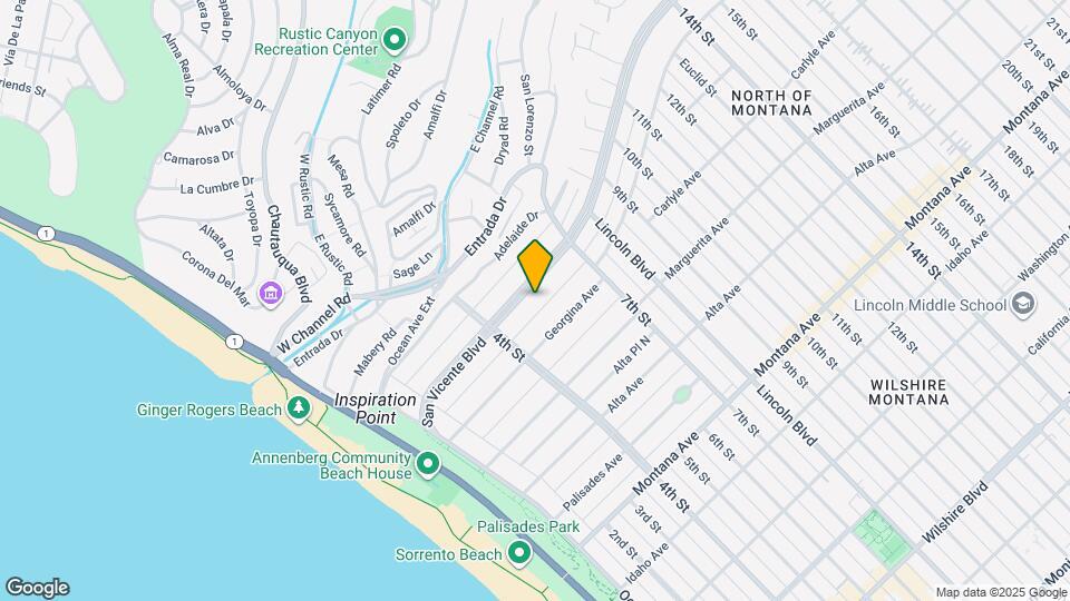 450 San Vicente Blvd Map and Location Details