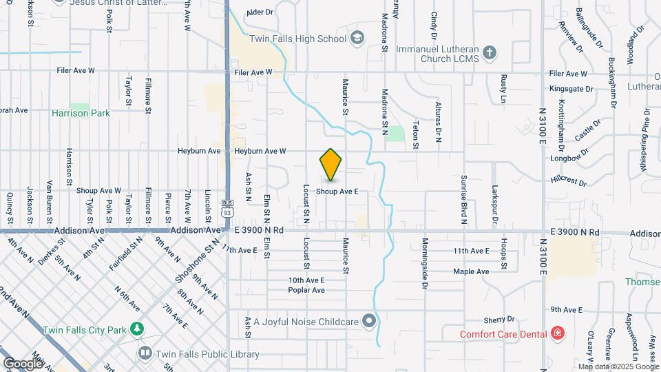 1625 Shoup Ave E Mapa y Detalles de la Ubicación
