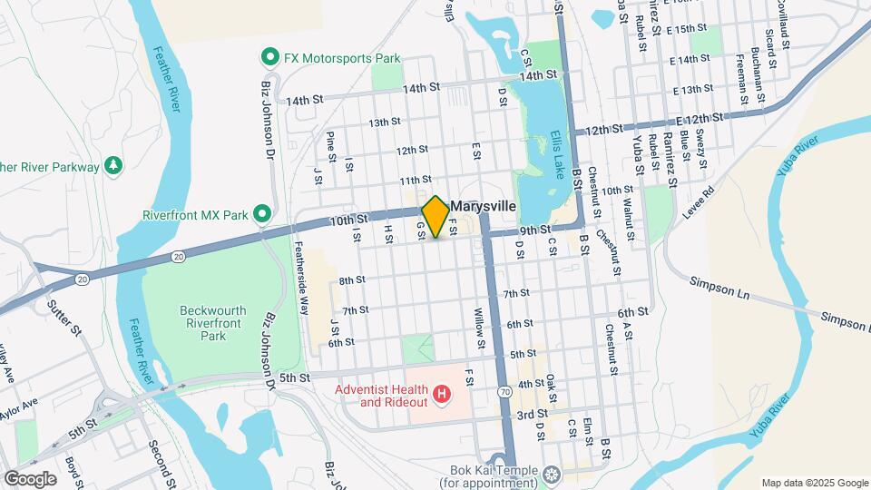 620 9th St Map and Location Details